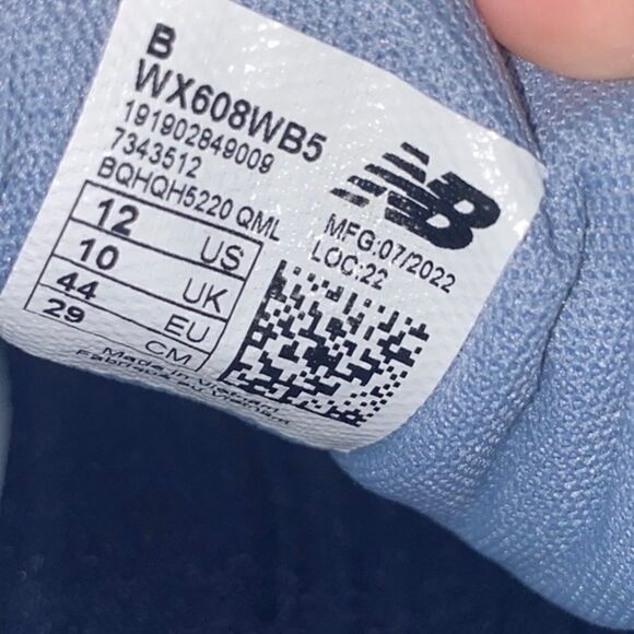 New Balance Cross Trainers 608 W Sz 12 M Sz 10 Workout Running Shoes Sneakers - Picture 7 of 8